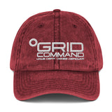 Vintage Cotton Twill Cap - GRID Command Logo